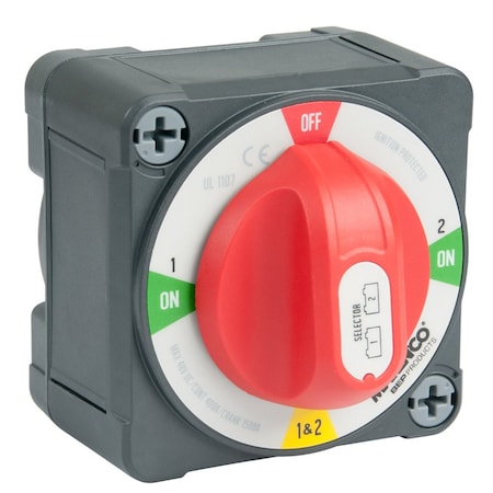 Bep Marine BEP Pro Installer 400A EZ-Mount Battery Selector Switch (1-2-Both-Off) 771-S-EZ